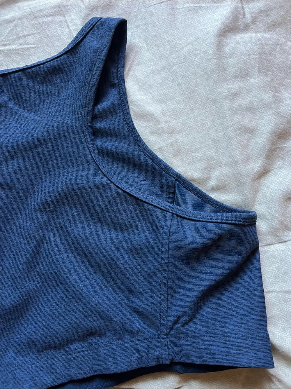 Outdoor Voices Blue Athena Sports Bra